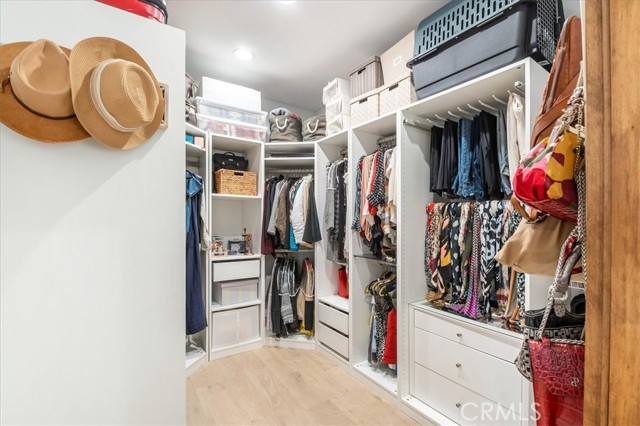 Oversized walk-in closet