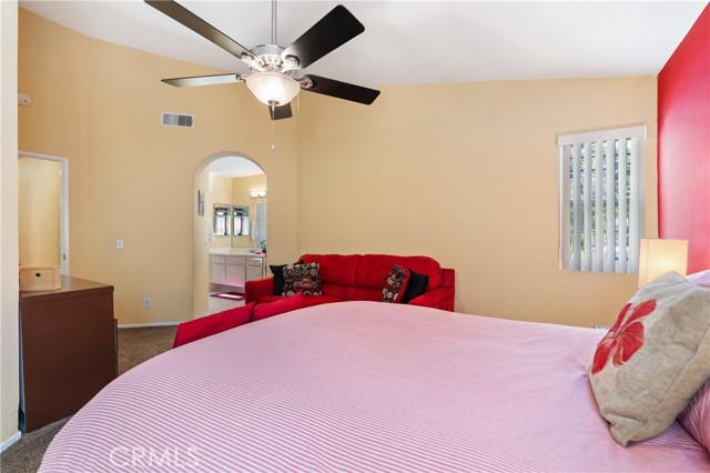 Master Bedroom and view of Private Master Bathroom