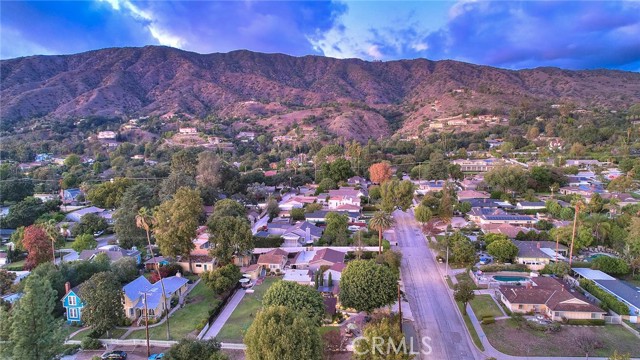 Aerial facing North