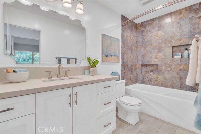 Main upper bath remodeled