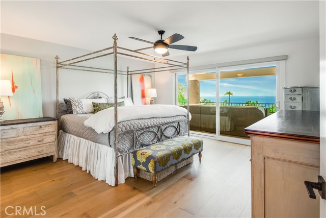 Wake up to ocean/Catalina views from Primary Suite w/large covered viewing deck