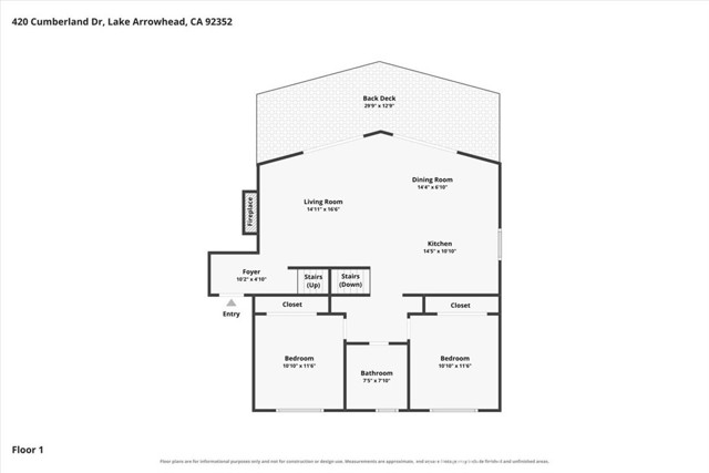 420 Cumberland, Lake Arrowhead, CA 92352