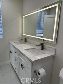 Secondary bathroom