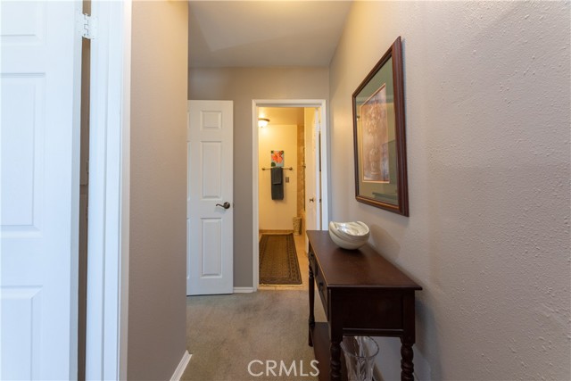 Hallway leading to bedrooms to keep living space and the bedrooms separate