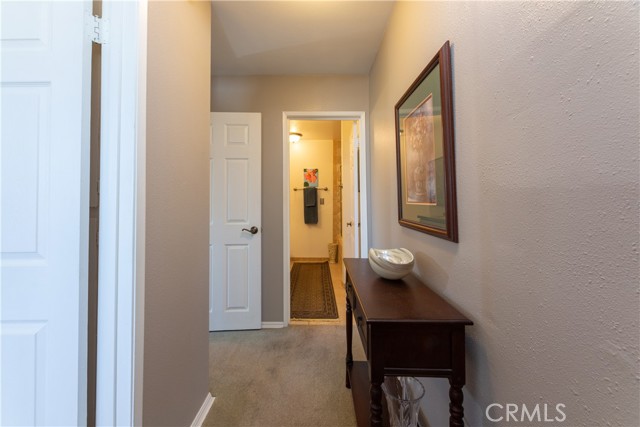 Hallway leading to bedrooms to keep living space and the bedrooms separate