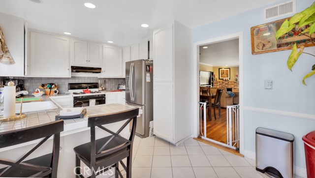 Kitchen view from Stairway leading upstairs
