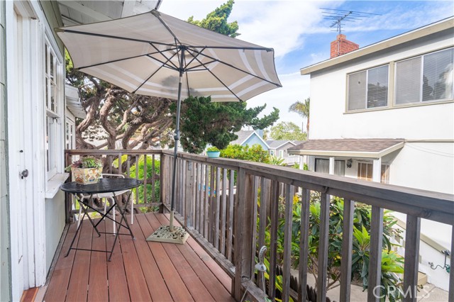 Upper deck off kitchen