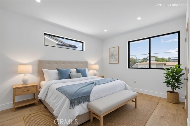 Virtually Staged Upstairs Bedroom 3