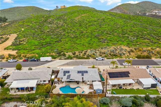 No neighbors across street just a beautiful mountain view.