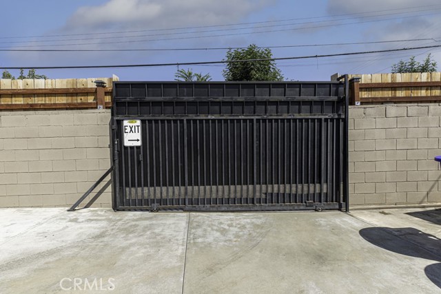 Backyard gate - access to alley