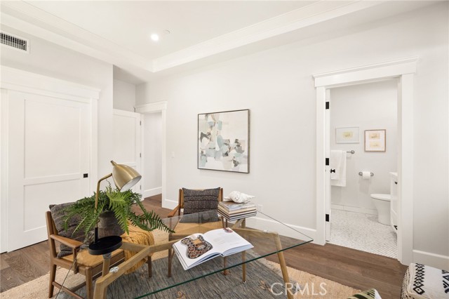 First Level Bedroom Suite (Shown Staged as A Home Office)