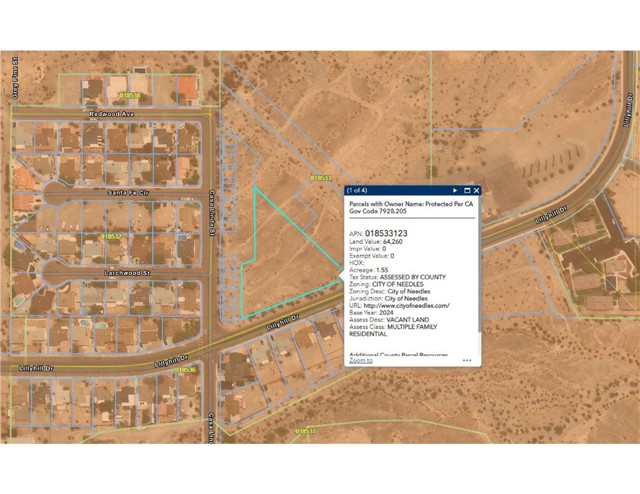 Detail Gallery Image 2 of 2 For 0 Lilluhill Dr., Needles,  CA 92363 - – Beds | – Baths