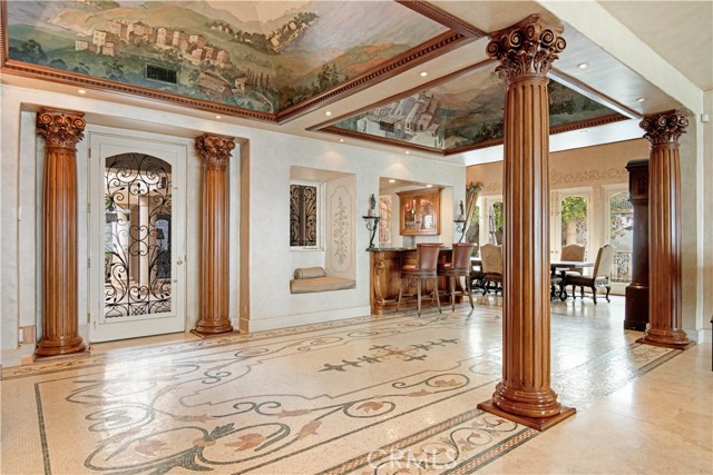 Grand Entry with Mosaic Floors