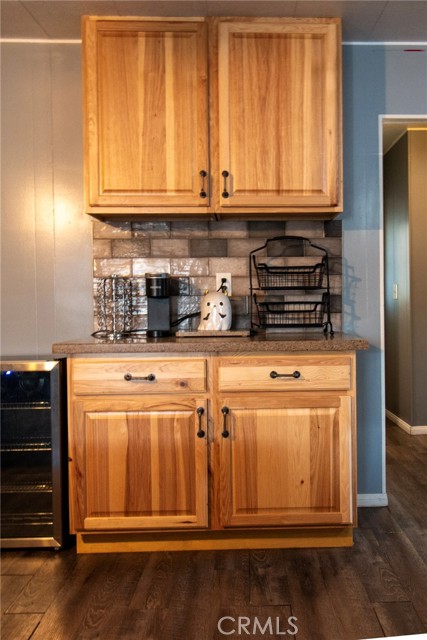 Coffee Bar in Family Room