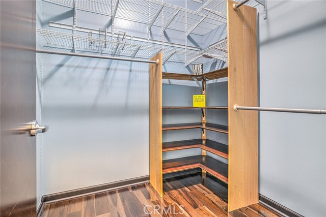 Spacious walk-in Closet