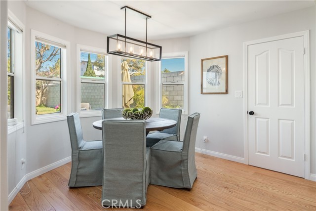 Sunny Breakfast Nook New Chandelier