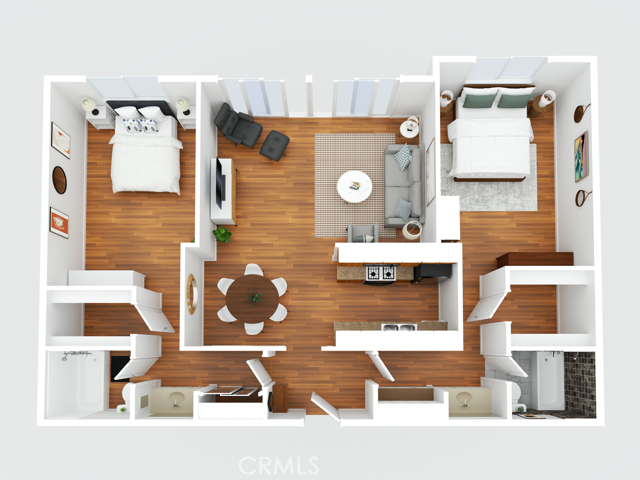 Dollhouse Floorplan Overview