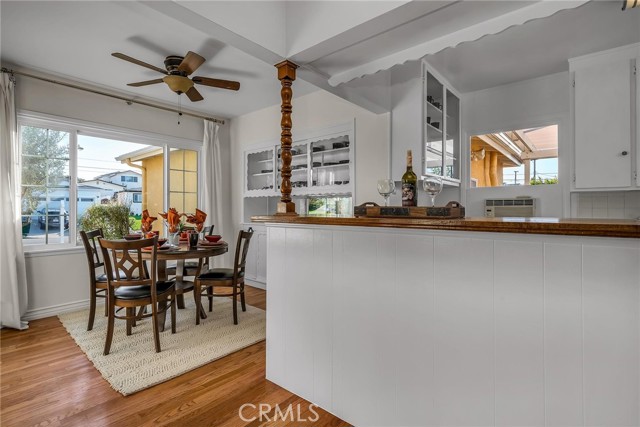 Dining and Kitchen from Living room