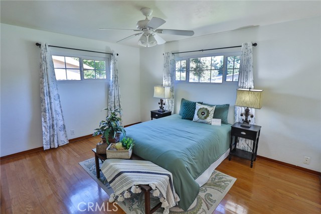 The spacious 2nd bedroom, looks about the same size as the other room