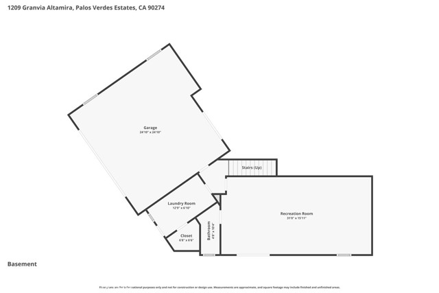 Lower Level - \r\nRecreation Room, Laundry Room, Garage