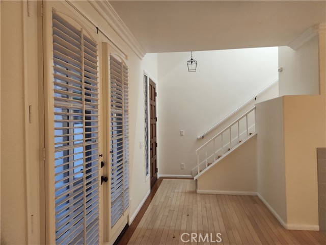 Entry way and stairs to bedrooms