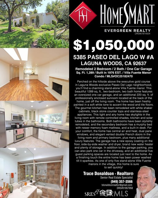 Detail Gallery Image 2 of 34 For 5385 Paseo Del Lago a,  Laguna Woods,  CA 92637 - 2 Beds | 2 Baths
