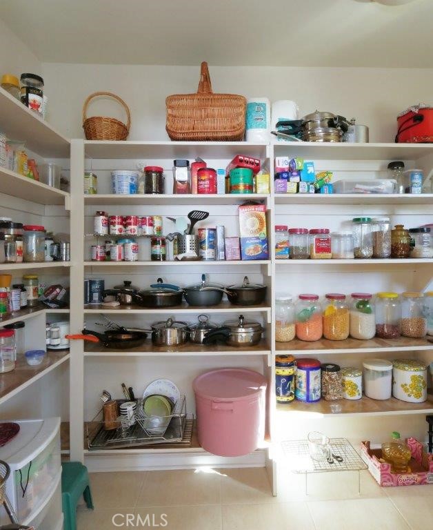 Walk-in Pantry in the Kitchen