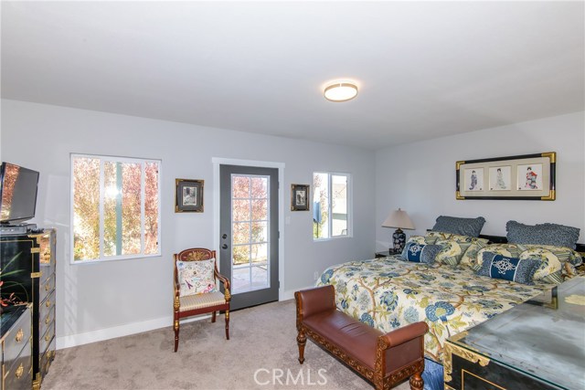 Master bedroom exits to the rear patio!