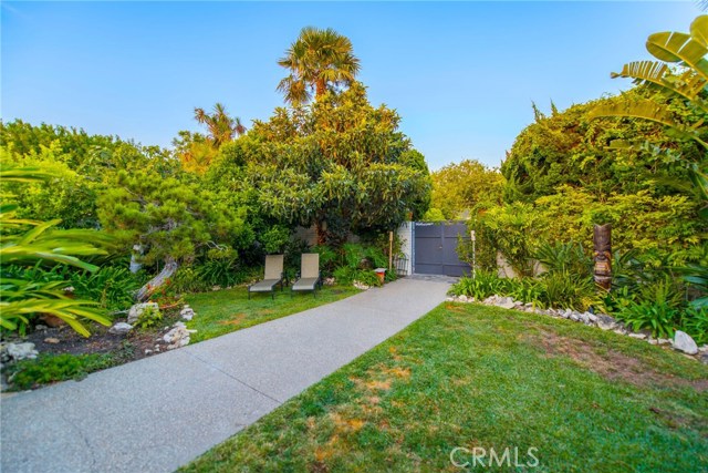 Large flat yard