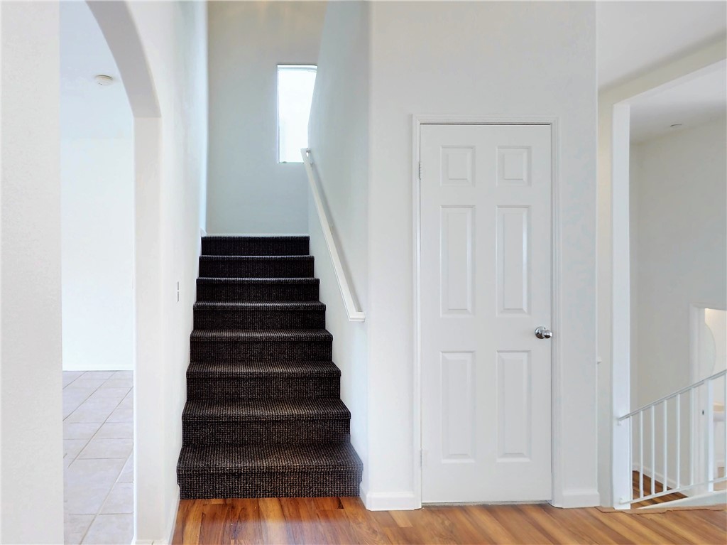 Stairs leading from Dining area to Upper level