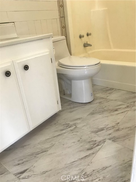New bathroom flooring