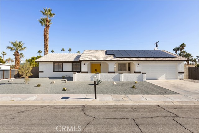 1920 N San Gorgonio Road Palm Springs, California Fully remodeled, modern 3 bed, 2 bath home located in sunny Desert Park Estates of Palm Springs awaits you! This 1563 sqft upscale property has an open floor plan, with bright, sun-filled rooms. Prepare a delicious meal in the new kitchen, equipped with premium stainless appliances, quartz countertops, soft closing drawers and cabinets, and a waterfall island. The modern bathrooms include floor to ceiling tile with floating vanities, vessel sinks, chrome fixtures, selfie mirrors, and walk in showers. The formal living and dining room are separated by the open kitchen. The backyard features a BRAND NEW in-ground pool and spa, completely automated with LED lighting. The backyard has plenty of room to entertain guests with a large patio area, new grass sod, new ficus trees, palm trees, cactus, and other native vegetation. The attached two car garage and RV space both provide plenty of parking. There is no HOA or land lease, you own the land.