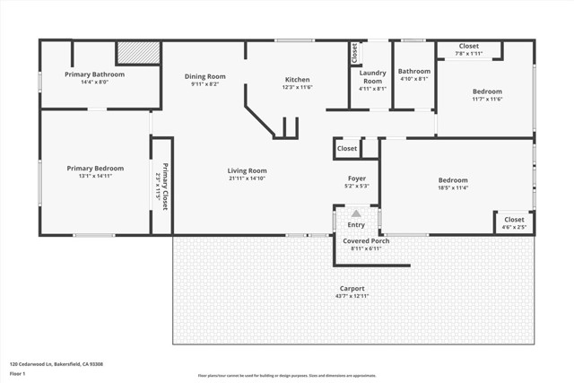 Detail Gallery Image 35 of 35 For 120 Cedarwood Ln, Bakersfield,  CA 93308 - 3 Beds | 2 Baths