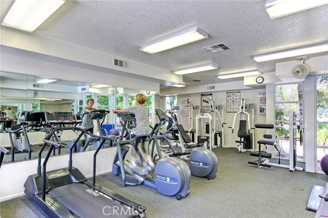 Fully equipped, private exercise room is available for you to stay in shape.