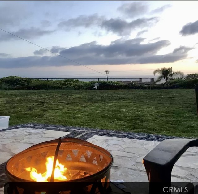 Evening view from the patio