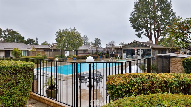 Gated Pool & View of Clubhouse