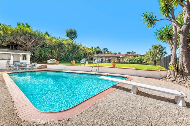 Take a dip in a crystal clear pool.