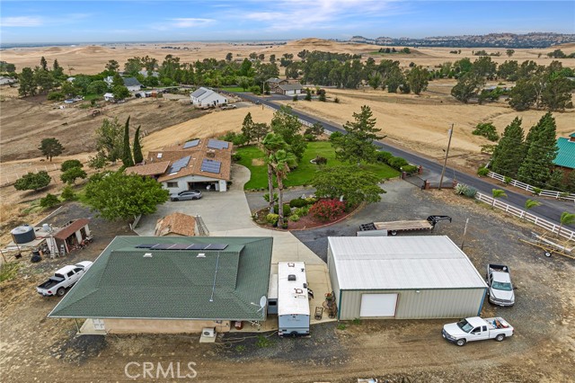 Aerial view of property.