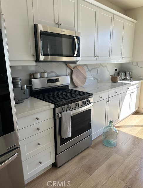 Gorgeous kitchen with stainless steel appliances
