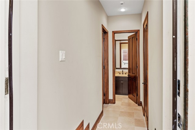 Hallway from the Lower Level Private Entrance: 1bd x 1bath