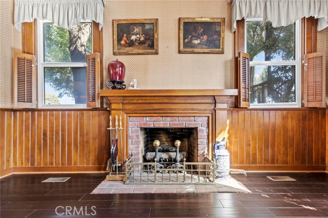 living room fireplace