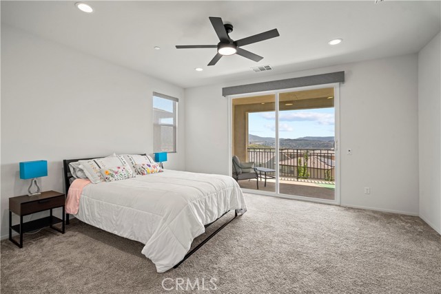 Spacious master bedroom