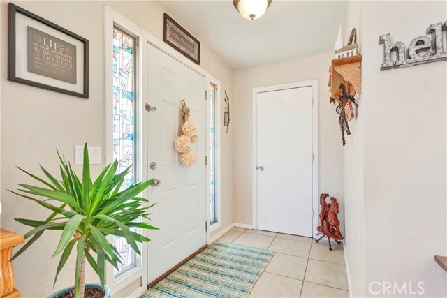 Bright front entry hall.