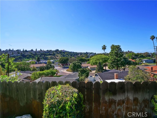 Rear Yard Hill View