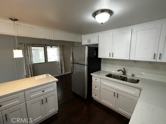 Upgraded kitchen with stainless steel appliances and new counters and cabinets