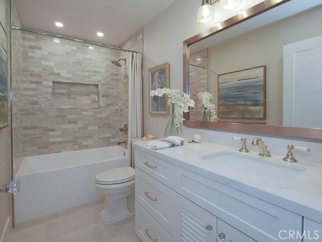 Hallway bathroom