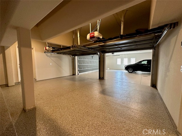 Two car secured garage