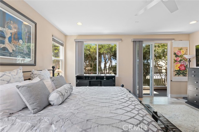 Bedroom suite with west facing view to the Pacific Ocean.