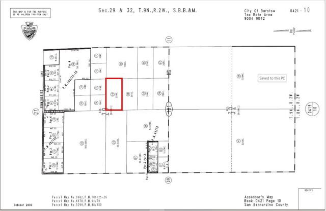 Detail Gallery Image 1 of 3 For 0 Harmony, Barstow,  CA 92311 - – Beds | – Baths