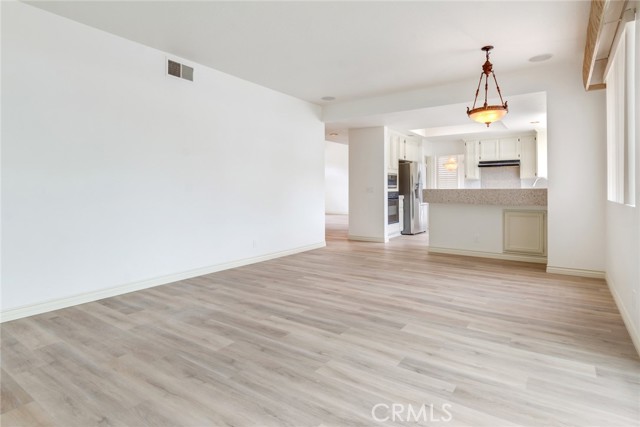 Family Room Looking toward Breakfast Nook and Kitchen